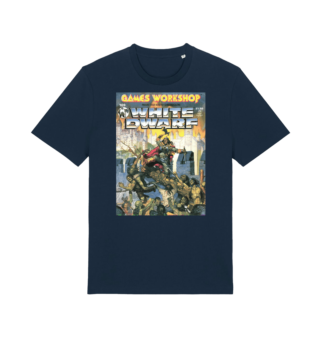 French Navy Printed T-shirt Front